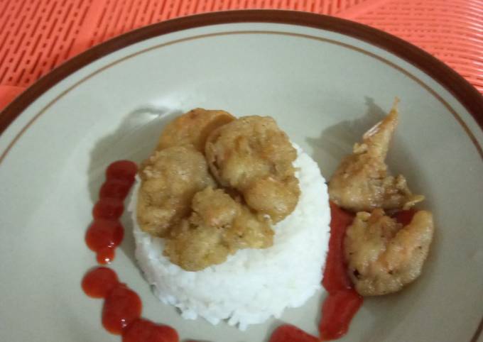 Udang selimut tepung Kentucky