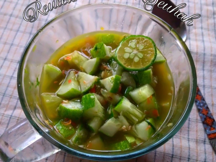 Langkah Gampang Membikin Resep  #Reuceuh Timun Seuhah yang Bisa Manjain Lidah, Bisa Manjain Lidah