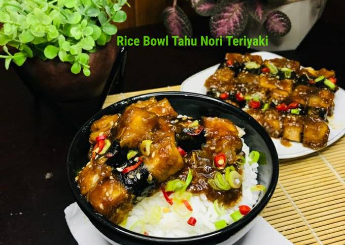 Resep Rice Bowl Tahu Nori Teriyaki Oleh Zuniatul Yuta Cookpad 