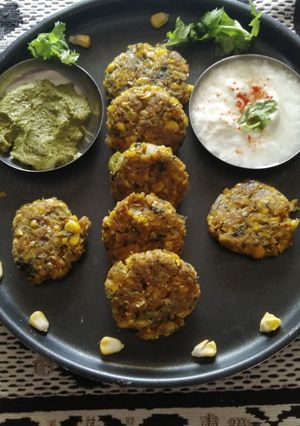 કોર્ન મેથી ટીકી (Corn Methi Tikki recipe in gujarati) રેસીપી મુખ્ય ફોટો