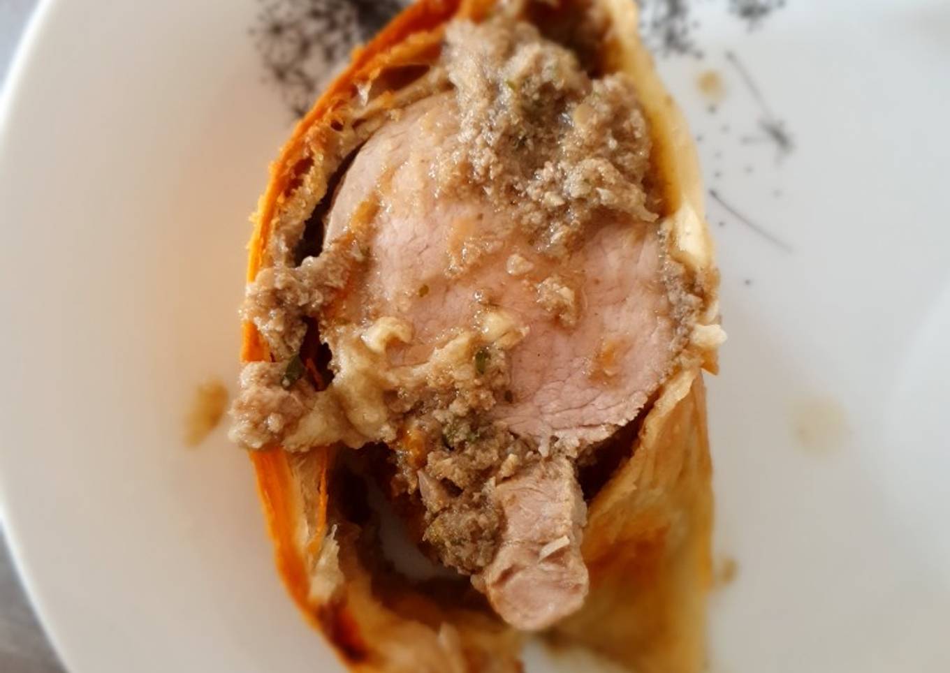 Filet mignon champi en croûte