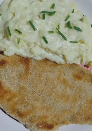 Una foto de Milanesa de Pollo con Puré Suave