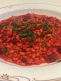 Orzotto di barbabietola