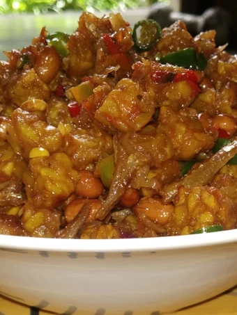 Cara Sederhana Menyiapkan Resep  Tumis Oseng Tempe Teri Kacang yang Menggugah Selera, Enak Banget