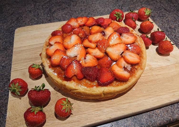 Easiest Way to Make Speedy Strawberry Bakewell Tart