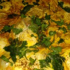 A picture of Quick egg masala.