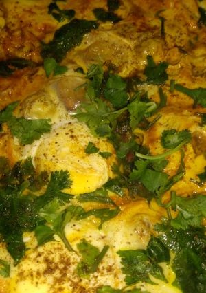 A picture of Quick egg masala.