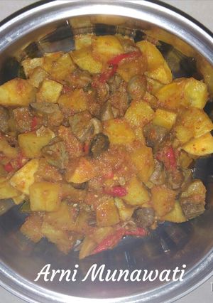 Foto resep Sambal goreng ati ampela kentang