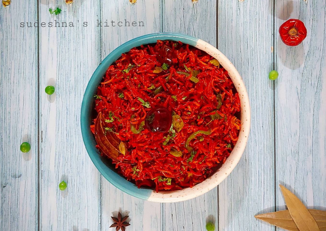 Beetroot Pulao