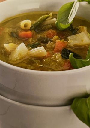 Zdjęcie przepisu Zupa minestrone (Książka Thermomix).
