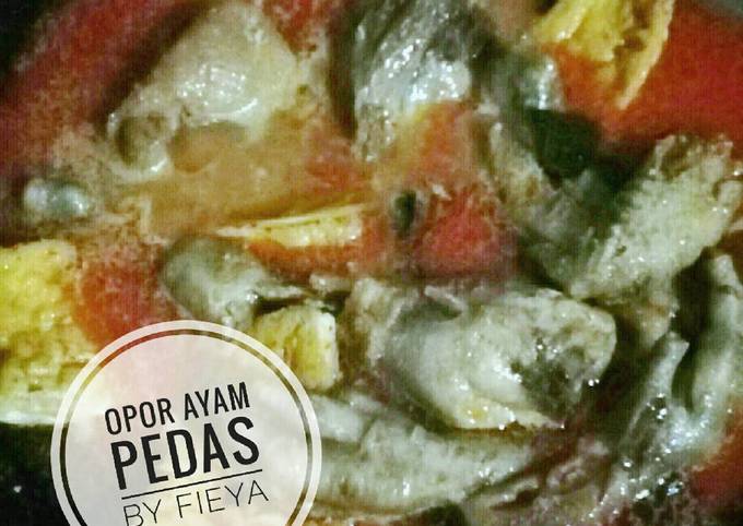 Opor ayam pedas