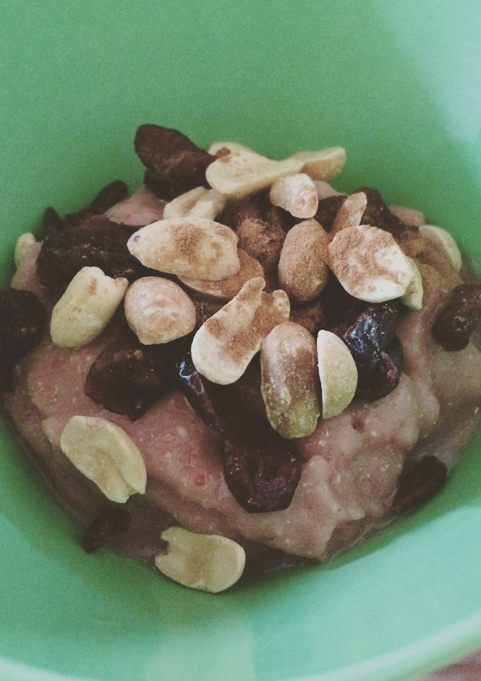 Una foto de Helado de fresa vegano