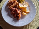 Párizsi bundában sült csirkecomb filé