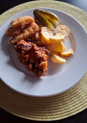 Párizsi bundában sült csirkecomb filé recept fotója