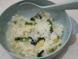 Sup Ayam Jagung Sawi hijau