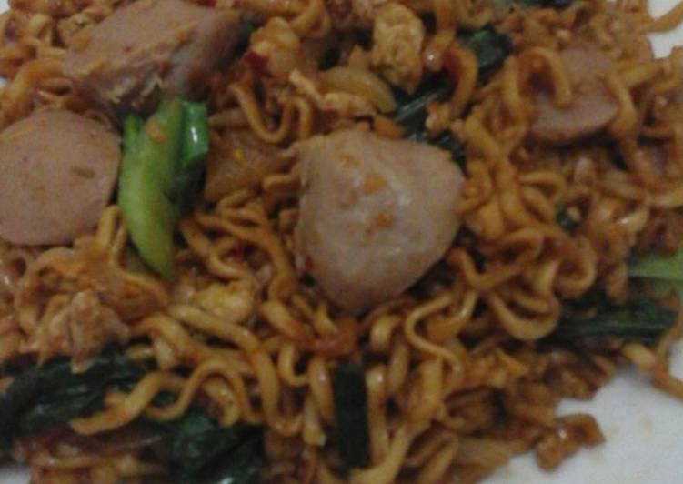 Resep Mie goreng bakso rumahan, Bisa Manjain Lidah