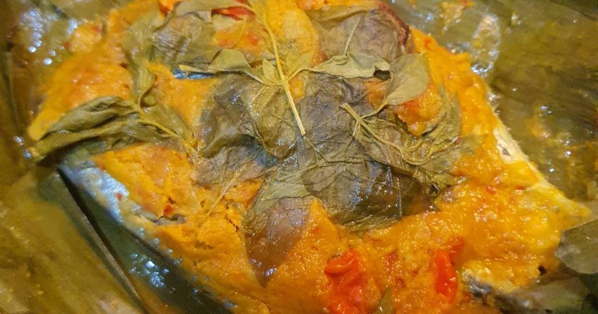 Resep Pepes (ikan) Tempoyak Aka Banana Leaf Wrapped Spiced Fish With Fermented Durian Paste Paling Mudah dan Enak