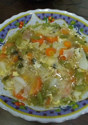 Foto resep Sop Telur Bakso yumm