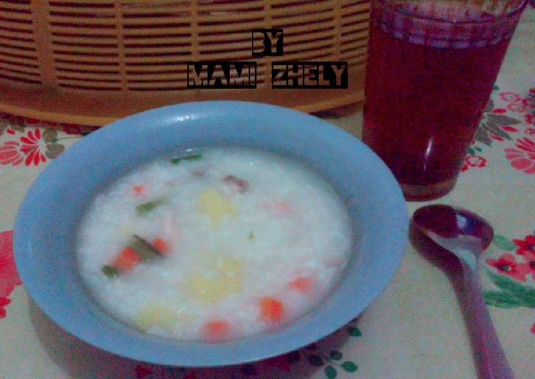 Resep Bubur Ayam Sayur | Resep Membuat Bubur Ayam Sayur Yang Enak Banget