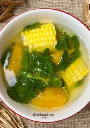 Foto resep Sayur Bening Bayam, Labu dan Jagung
