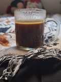 Keto black coffee, Nescafe with butter and rose water