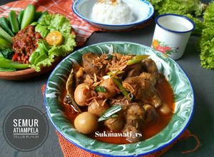 Foto resep Semur Atiampela Telur Puyuh