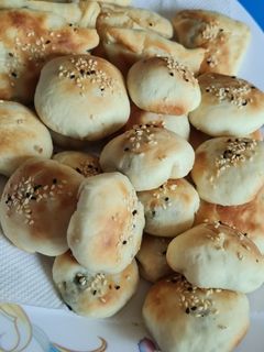 صورة لوصفة معجنات جبنة وزعتر اخضر 😚😚