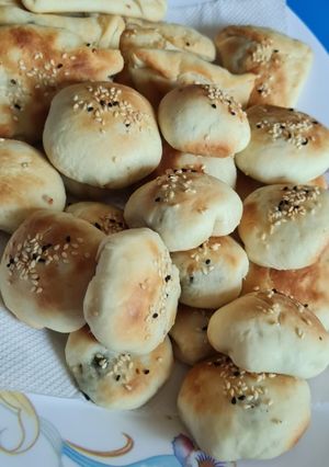 صورة لوصفة معجنات جبنة وزعتر اخضر 😚😚