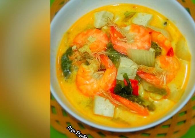 Cara bikin Lodeh Udang Sawi Tahu Cara bikin Lodeh Udang Sawi Tahu