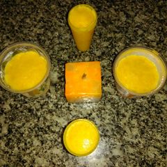 A picture of Mango Ice cream.