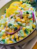 Húsvéti frissítő: Kapros - citromos, kukorica uborkasaláta 🥗🍋🌽🥒