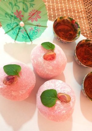 عکسی از دستور دسر موچی ژاپنی