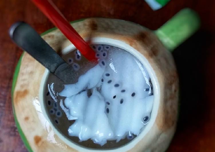 Cara Gampang Membuat Es kelapa Muda KW Anti Gagal