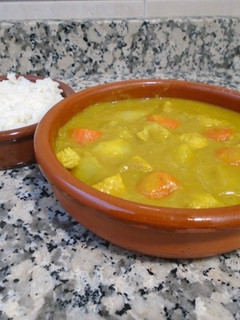 Una foto de Kare o curry japonés