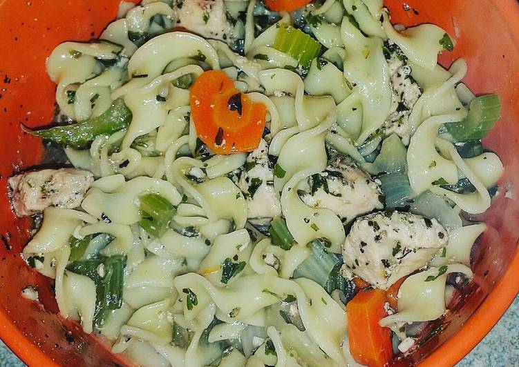 Recipe of Quick Weeknight Chicken Noodle Soup