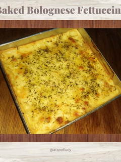 Foto resep Baked Bolognese Fettuccine