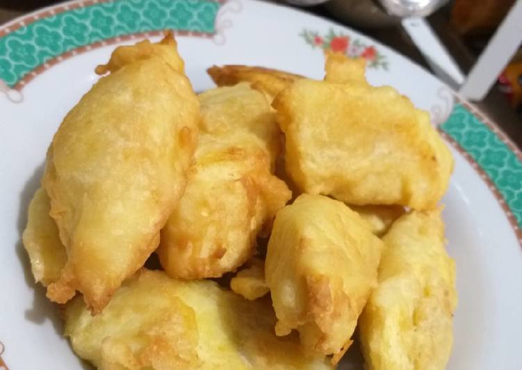 Pisang tanduk goreng kriuk by YV