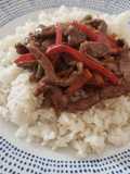Carne salteada