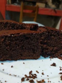 Una foto de Torta fácil de chocolate y café