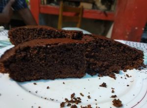 Una foto de Torta fácil de chocolate y café