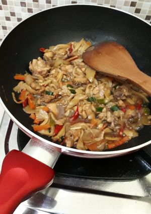 Foto resep Tumis Ayam Jamur Tiram