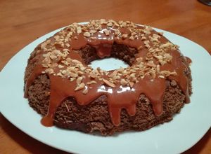 Una foto de Mini Bundt Cake de chocolate y maní 🍫😋 bajo en gluten