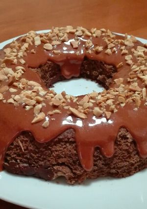 Una foto de Mini Bundt Cake de chocolate y maní 🍫😋 bajo en gluten