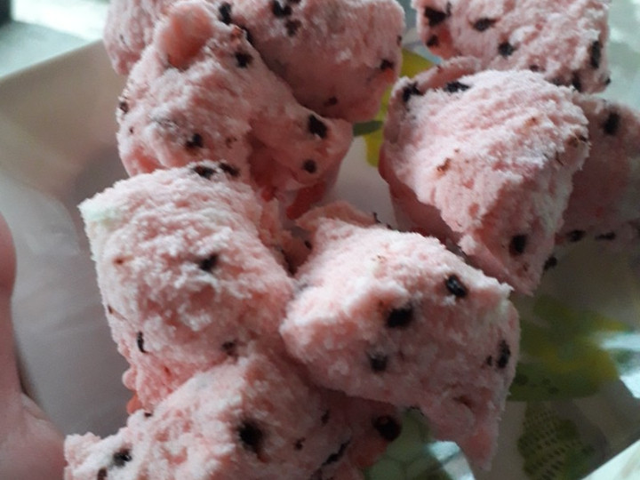 Bagaimana Menyiapkan Bolu kukus tanpa air soda yang Enak Banget