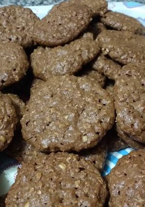 Una foto de Galletas de avena y chocolate