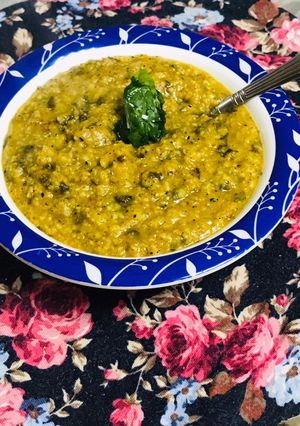 A picture of Spinach masala oats.