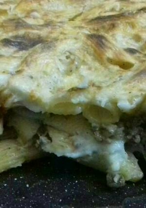 صورة لوصفة معكرونة بالبشاميل