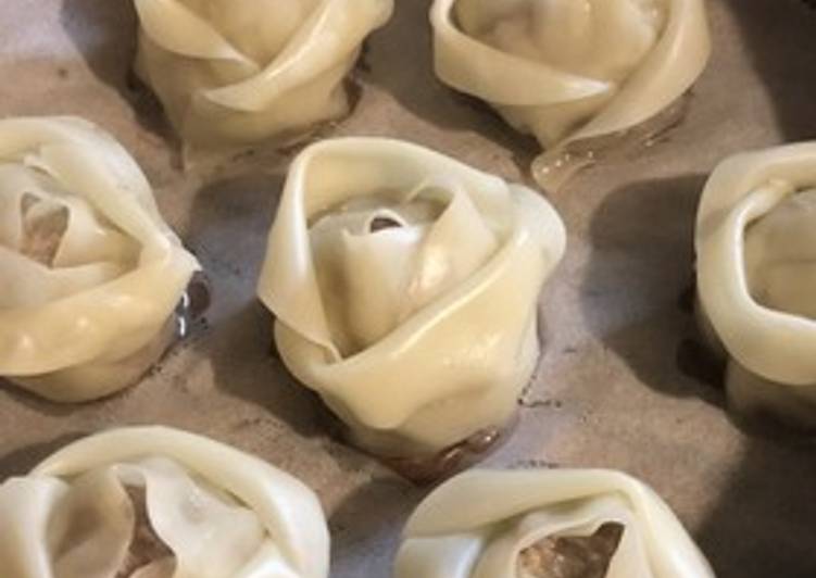 Step-by-Step Guide to Prepare Speedy ★Rose steamed dumplings★