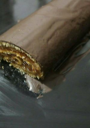 Una foto de Pionono dulce de leche y chocolate