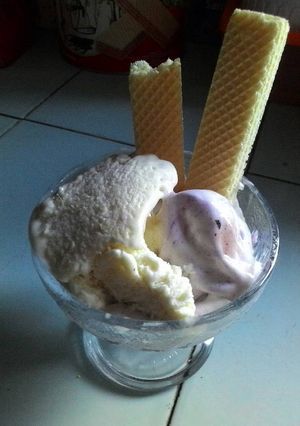 Foto resep Es krim walls homemade